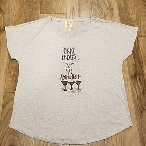 NWT Formation Cocktail Bachelorette Tee - Perfect for Bridal Squad! T Shirt